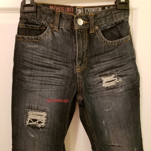 Mossimo Supply Premium Denim Distressed Jeans - Picture 2 of 6